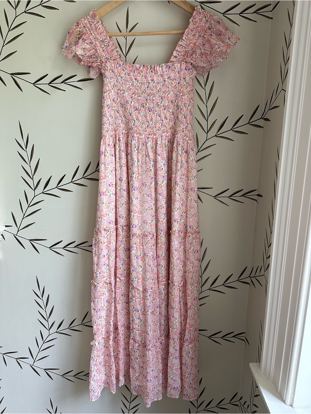 Hill House Ellie Nap Dress. Pansy Georgette Floral. S. EUC - Picture 6 of 10